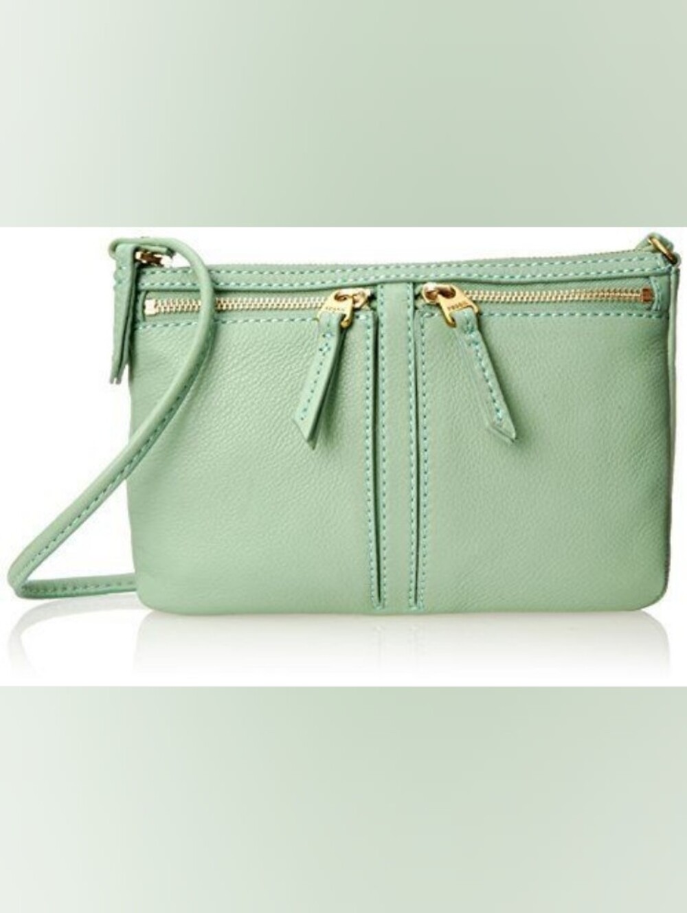 Fossil Erin Mint Green Crossbody Bag